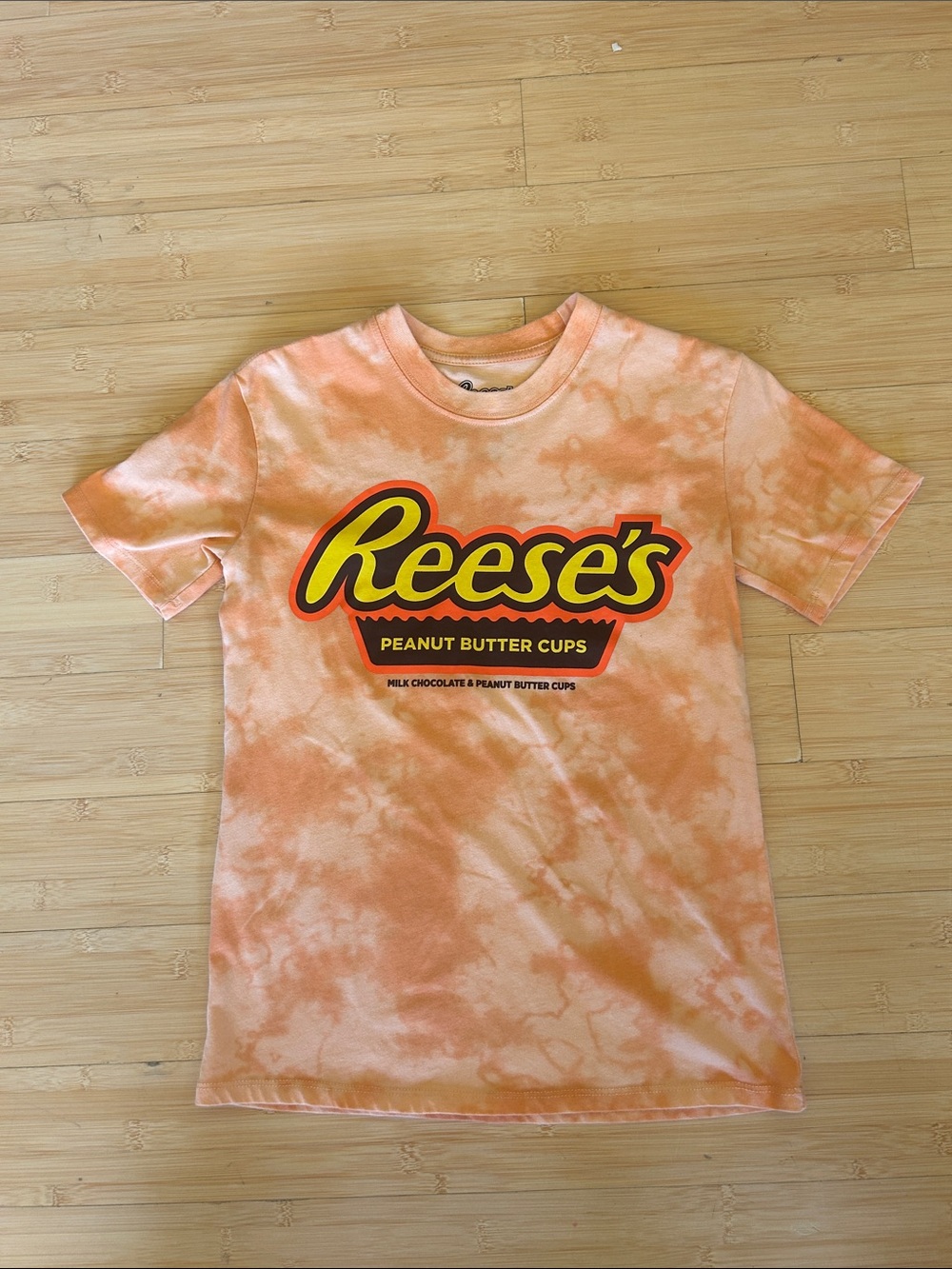 Orange Tie-Dye Logo Tee - Women's Short Sleeve